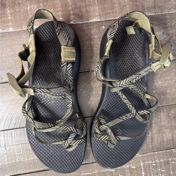 CHACO Women's ZX/2 Classic Army Green Size 9 Strappy Sandal Adjustable - Picture 4 of 8